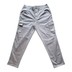 Universal Thread Boyfriend Cargo Pants Tan Size 14 32 Inseam Women